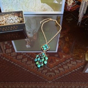 Funky festival boho beaded statement necklace